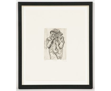 * PETER HOWSON OBE,
CLEANSED
artist's proof drypoint, signed, titled, dated '94 and inscribed 'A/P V' in pencil
19cm x 12.5cm