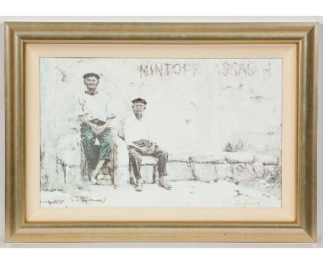 ROLF HARRIS (AUSTRALIAN b 1930),
LIFE LONG FRIENDS
print on canvas board, edition 309/395
46cm x 74.5cm
Framed
Label verso:  