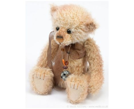 Charlie Bears Marbles teddy bear, part of the Minimo Collection, designed by Isabelle Lee, LE 27/1000, blonde, light brown an