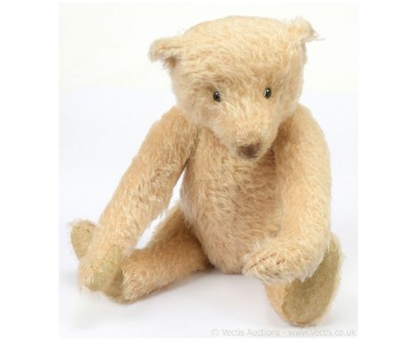 Steiff Appolonia Margarete teddy bear, white tag 038112, limited edition of 5000, 2004, blonde sparse mohair, bear has been a