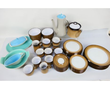 Ceramic table wares to include Denby Stoneware and Poole Pottery Twin Tone. [2]. [W]

NOTE: THIS LOT IS NOT AVAILABLE FOR IN 