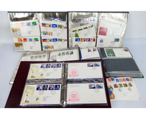 Philately - Five albums of first day cover, 1970's and later. [W]