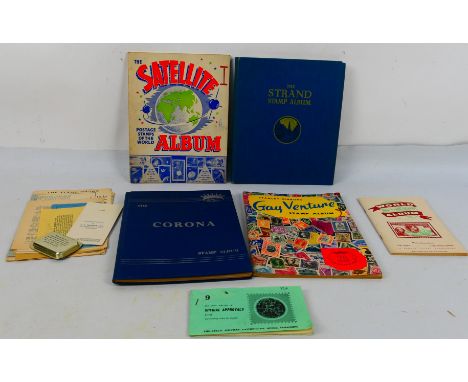A collection of UK and foreign stamps and a small quantity of philatelic literature. [W]