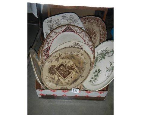 A large lot of collector's plates. (Collect only)