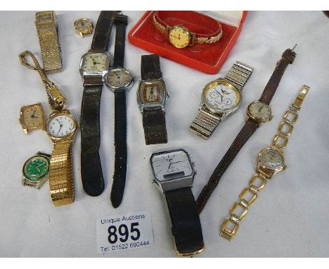 A mixed lot of vintage and other watches.