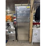 Polar Refrigeration upright stainless steel fridge, model CD083