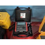 Lini-T portable mains socket tester and case, model UT528