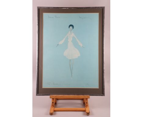 After Tony Walton: a set of five prints, "The Wiz" including Diana Ross as Dorothy, Michael Jackson as the Scarecrow, etc 