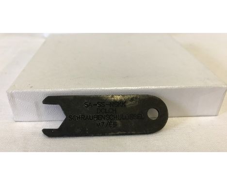 A German WWII dagger (SA, SS, NSKK) top nut spanner.  