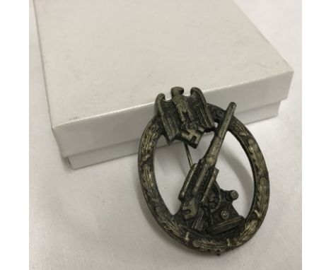 A German Army Anti-aircraft war badge.  