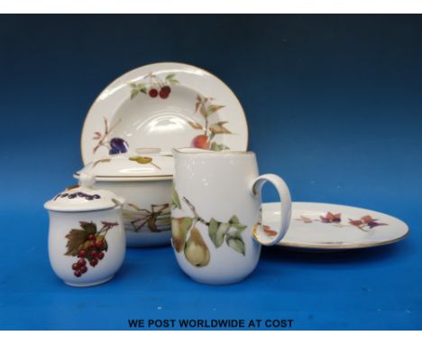 A large quantity of Royal Worcester Evesham dinner, tea and kitchen ware(approx thirty pieces)
