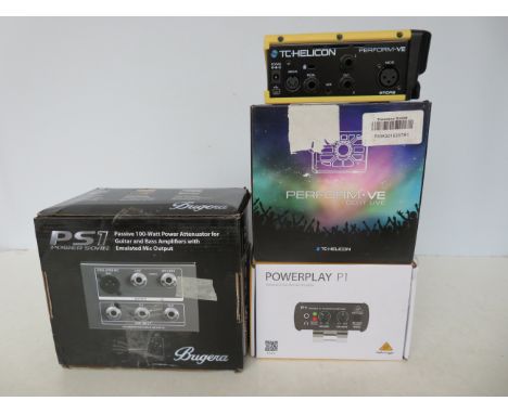 PS1 power soak passive 100w power attenuator for guitar &amp; bass amplifiers together with Power play P1 personal in ear mon