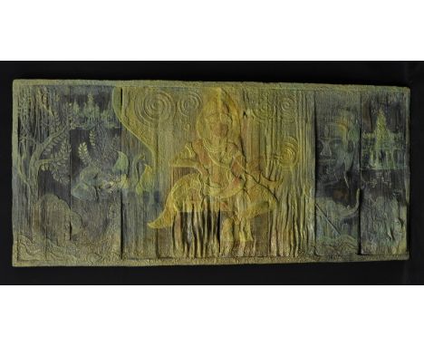 Sakda Lupkosa
Army Chief
carved wood and mixed media, 53.5cm x 119.5cm