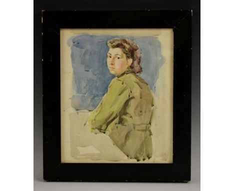 Nina Grigoryeina (20th century)
Portrait of a Lady in Military Uniform
watercolour, 29cm x 25cm