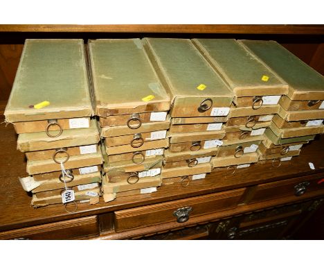 TWENTY FIVE VINTAGE BUTTON BOXES