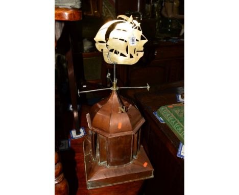 AN EARLY 20TH CENTURY COPPER BESPOKE MADE WEATHER VANE