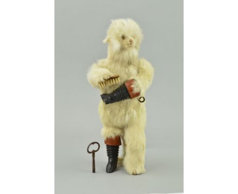 A ROULLET &amp; DESCAMPS PUSS IN BOOTS AUTOMATON FIGURE, c.1900, missing one glass eye but otherwise appears complete and in 