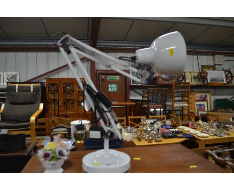 An Angle Poise style lamp
