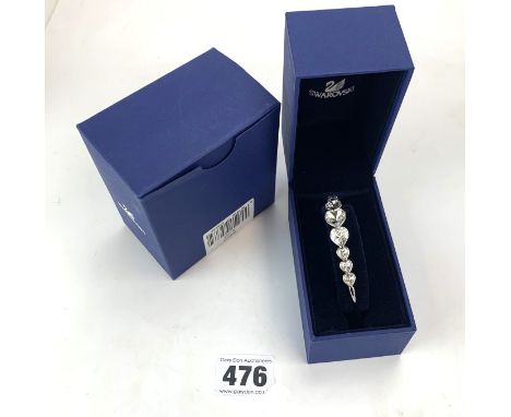 Swarovski crystal half bangle bracelet in original box