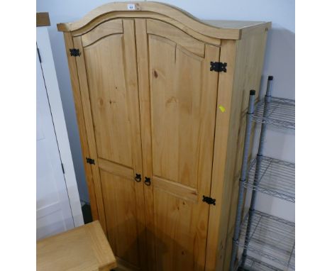 Modern pine wardrobe