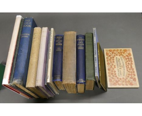 Quantity of vintage lace making books including; 'A History of Handmade Lace' by Mrs N Jackson and 'Chats on Old Lace' by Mrs