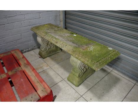 Composite garden bench