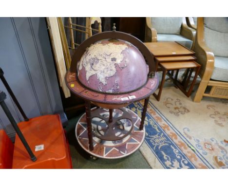 Reproduction globe drinks cabinet