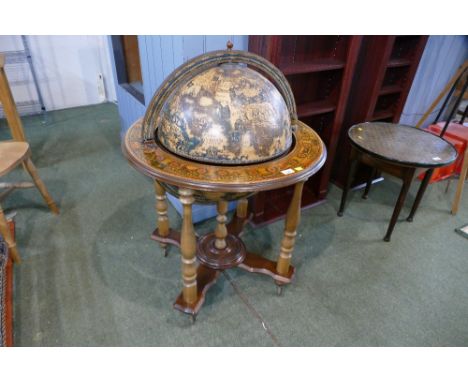 Reproduction globe drinks cabinet