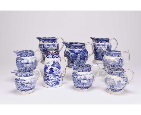An assembled collection of ceramics, to include a Spode Copelands china part coffee service, pattern R2242, comprising four c