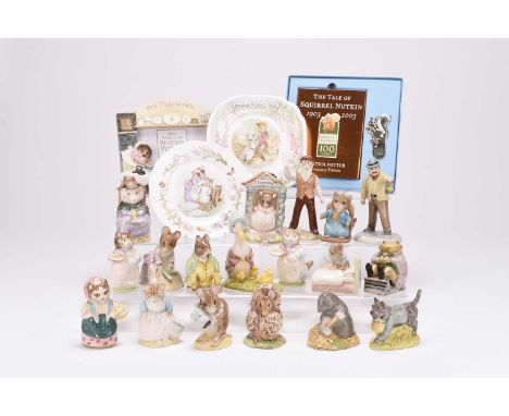 BEATRIX POTTER - A collection of eighteen figures, including Beswick: Samuel Whiskers; Thomasina Tittlemouse; Royal Albert: P