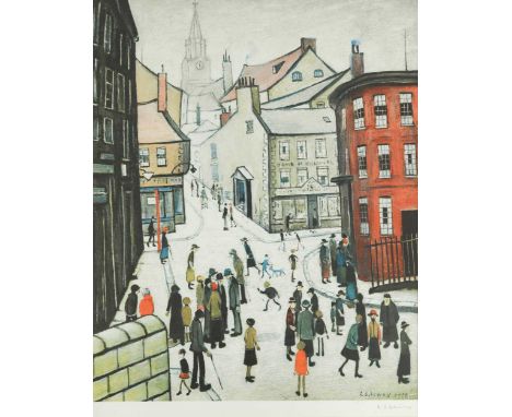 § Laurence Stephen Lowry RA, RBA (British 1887-1976) Berwick-Upon-Tweedsigned 'L.S. Lowry' (lower right)colour reproduction b