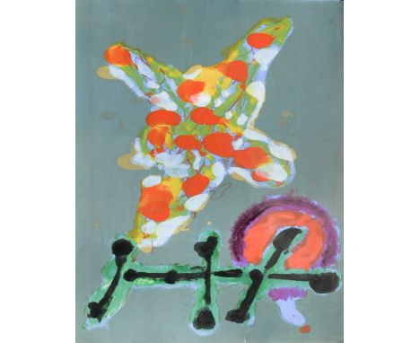 § John Hoyland RA (British 1934-2011) Untitledsigned and dated 'John Hoy 92' (lower left)screenprint, unframed94 x 75cm2 cm v