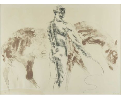 § Dame Elisabeth Frink CH, RA (British 1930-1993) Man and Horse IIIsigned 'Frink' (lower right); numbered 66/70lithograph58 x