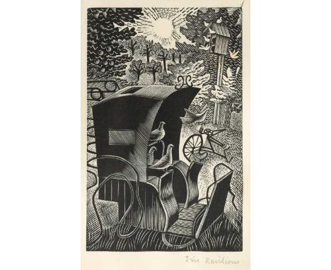 Title plate for The Hansom Cab and the Pigeons - Being Random Reflections Upon the Silver Jubilee of King George V, L. A. G. 
