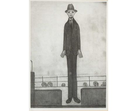 § Laurence Stephen Lowry RA, RBA (British 1887-1976) The Tall Mannumbered 111/249lithograph43 x 31cmProvenance:The collection