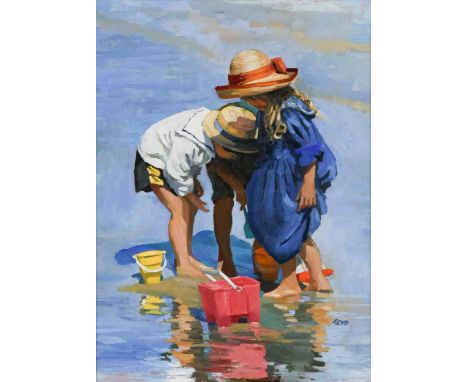 § Sherree Valentine Daines (British 1959-) Buckets and Spadessigned with initials (lower right)oil on board37.5 x 27.5cmProve