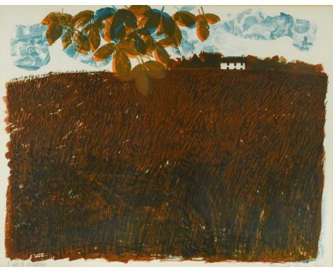 § Bernard Cheese (British 1925-2013) Field of Beanssigned 'Bernard Cheese' (lower right); numbered 17/25lithograph59 x 75cm