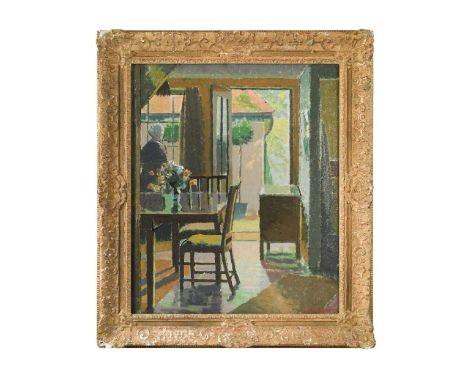 § Ruth Doggett (British 1881-1974) The artist's mother in an interiorsigned 'R DOGGETT' (lower right)oil on canvas59 x 49cmPr