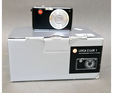 A Leica C-Lux 1 digital compact camera with Leica digital camera software V5.0 CD, Leica 64 MB SD card, battery, battery char