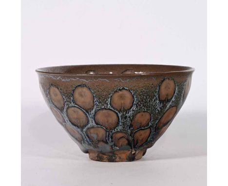 Song style Jian kiln Gongyu mark Yaobian glaze spotted cup High£º7.3CM wide£º12.8CM  Freight: 1.International Freight: Foreig