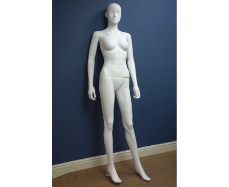 Full female adjustable mannequin on stand
