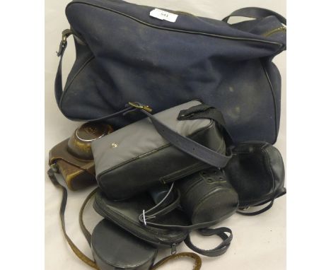A quantity of camera equipment