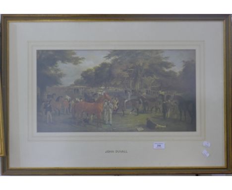 JOHN DUVALL, print, framed and glazed