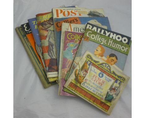 A quantity of vintage magazines
