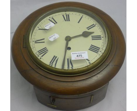 A small fusee dial clock