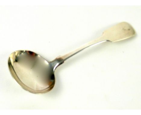William IV silver fiddle pattern caddy spoon, by Thomas Wheatley, Newcastle, 1832, 10.5 cm long, 12 gr. .    