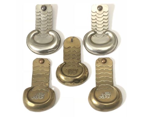 North Somerset Yeomanry Cavalry 1830 Pattern Shoulder Scales etc.Comprising: Good white metal pair complete with regimental b