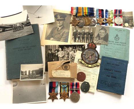 WW2 RAF Special Duties Squadron D-Day, Arnhem, Agent Dropping SOE Operations Medals and Archive A rare and historical archive