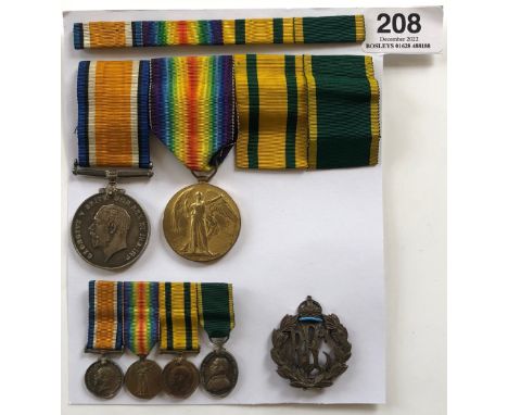 WW1 London Irish, RFC, RAF Officer Group of Medals.  Awarded to Lieutenant Bertie Ernest Turney who was commissioned into the