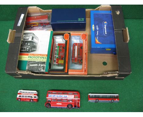 EFE, Corgi, OOC, TTC Diecast and Creative Master, boxed and unboxed bus models for Stage Coach, London United, London Transpo